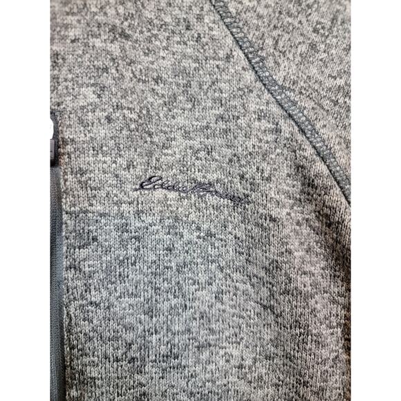 Eddie Bauer Zip Up Vest Jacket Men's Size XL Heathered Gray Zipper Pockets - Picture 2 of 5